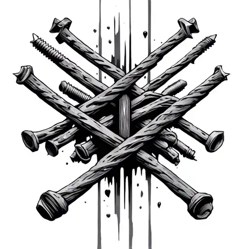 2 Vertical Pieces Of Rebar 4 Screws Rods Pain Recovery