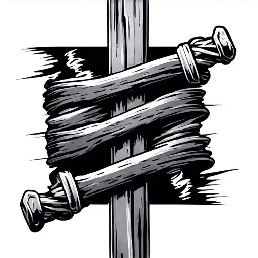 2 Vertical Pieces Of Rebar 4 Screws Rods Pain