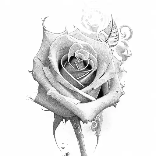 Roses With A Feather