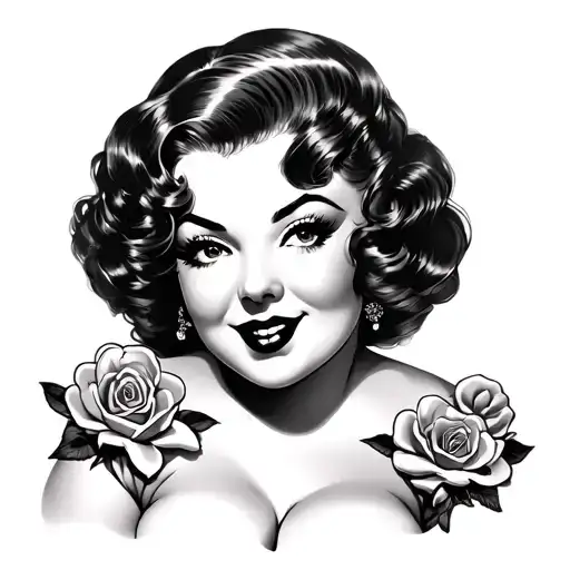 Chubby Pin Up Girl