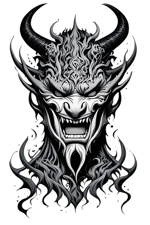 Mask Oni End Morphing