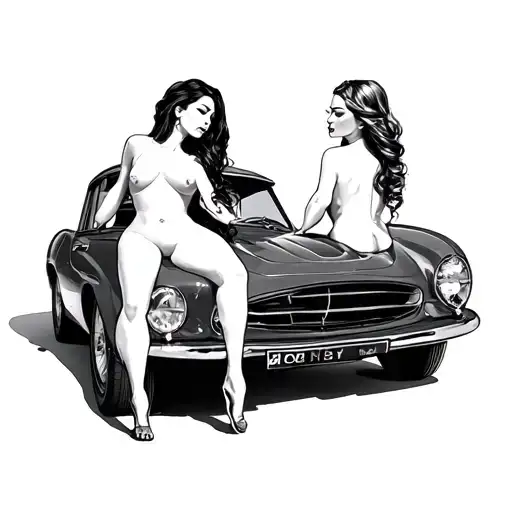 Naked Whores In Luxury Cars