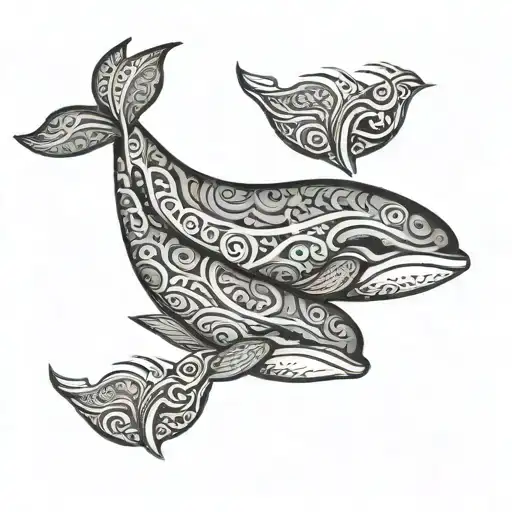 Maori Whales Design