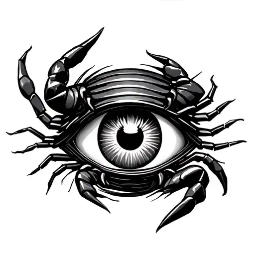 Scorpion Horus Eye Symbol Integrated Circuitry And Electricity