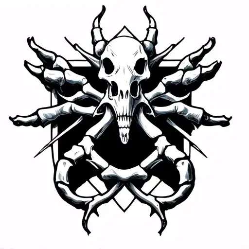 Aesthetic Wishbone Tattoo Design