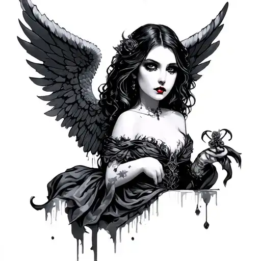 Naughty Goth Angel