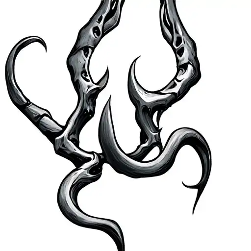 Wishbone Tattoo Design