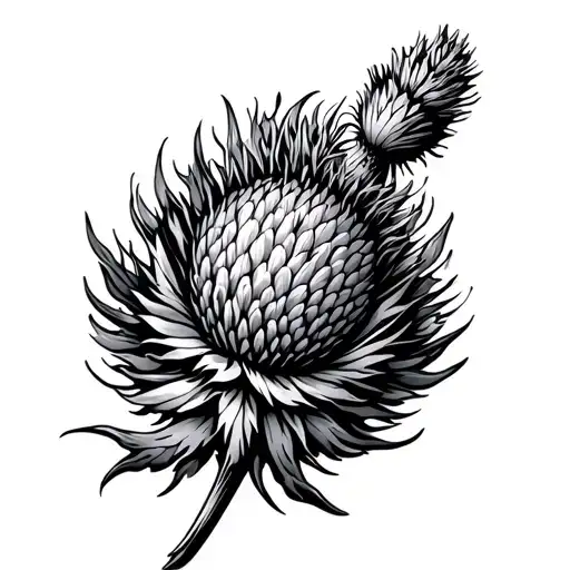 Thistle With Dance World Cup Logo In It