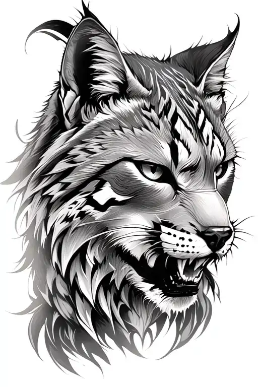 Furious Lynx Face