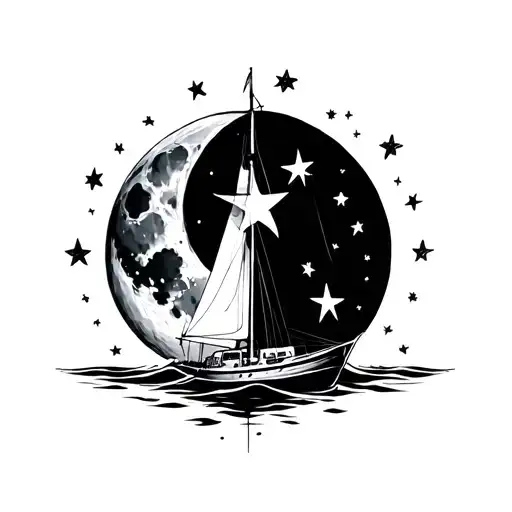 La Luna Boat Stars