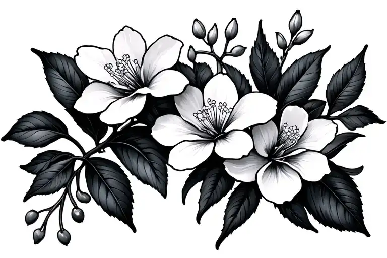 Florale Avec Cherry Blossoms