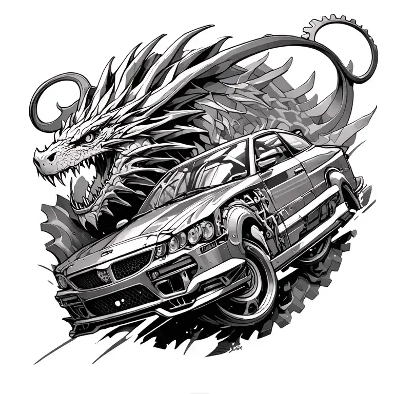 Mechanical Engineering Gears And Cars And Dragons And Anime Reference