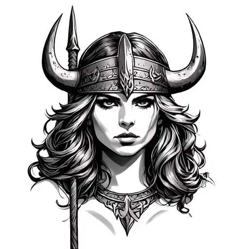 Viking Pinup Girl