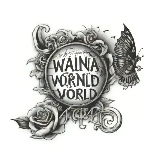 I Wanna Change The World Text With 999 In The Background