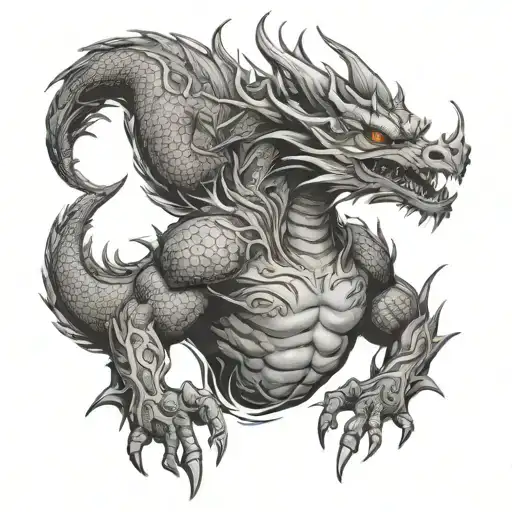Dragon Man Masculine