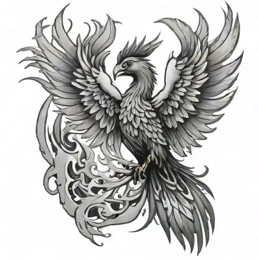 Phoenix Rising From The Ashes