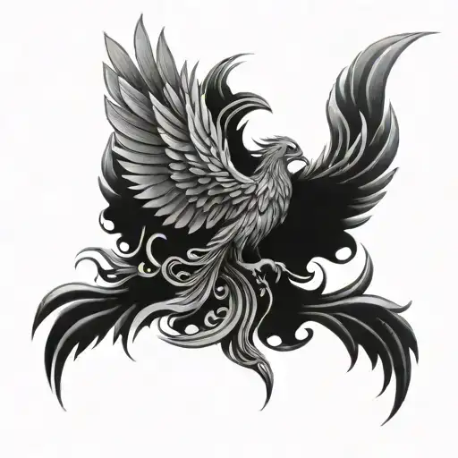 Phoenix Symmettric On The Back