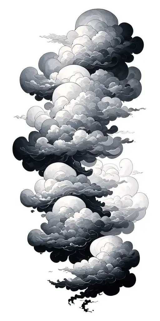 Clouds Forming The Shape