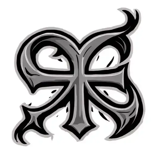 Chi Rho Symbol Combined