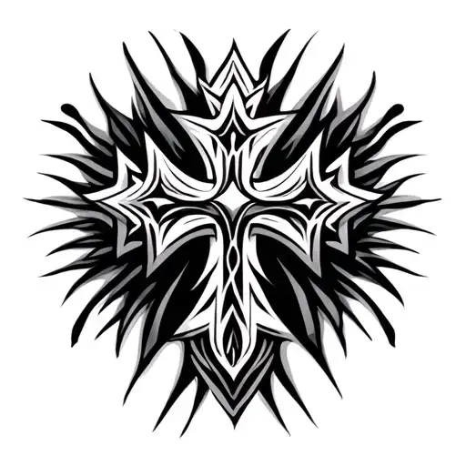 Tribal Cross