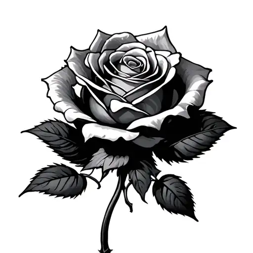 Rose With Thorns In The Tap