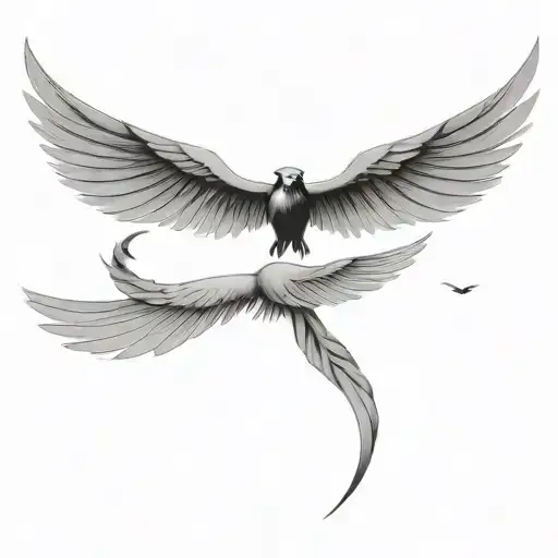 Bird Wings Transform To Aircraft Wings