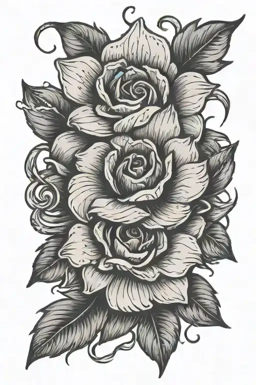 A Flower Between Two Handcuffed Hands