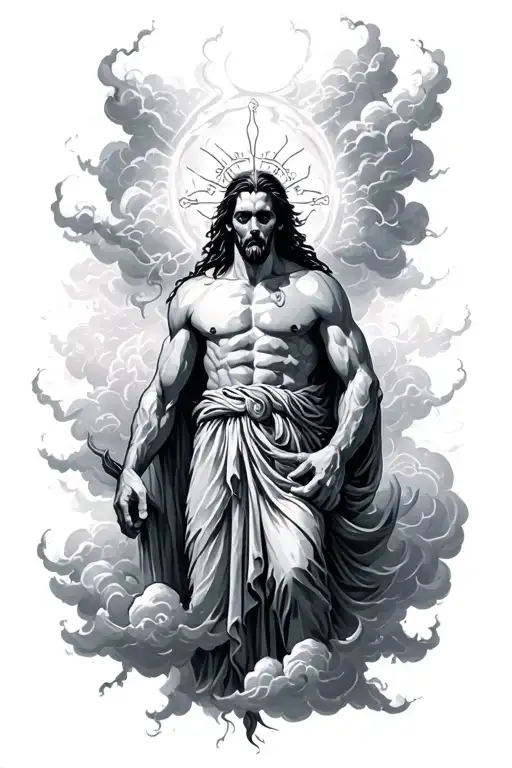 Fear God Surrounded With Clouds Surrounding