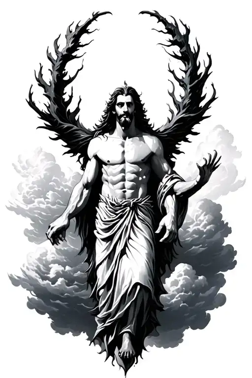 Fear God Surrounded With Clouds Surrounding