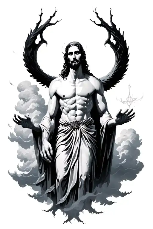 Fear God Surrounded With Clouds Surrounding