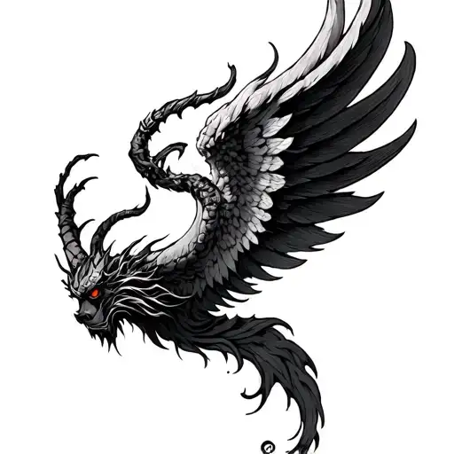 Japanese Demon Wings