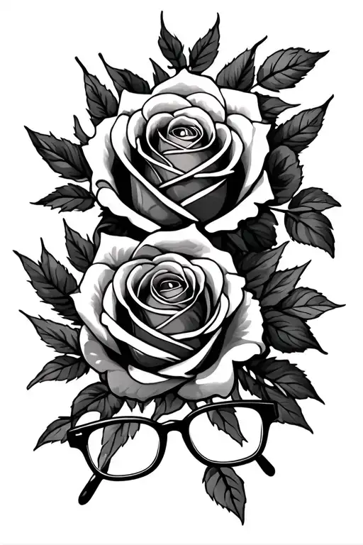 Roses And Eyeglasses