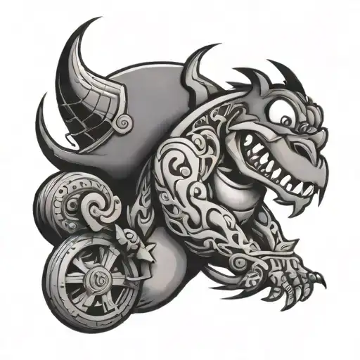 Cartoon Network Half Sleeve Inspired