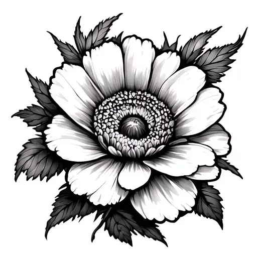 Chrysanthemum And Poppy