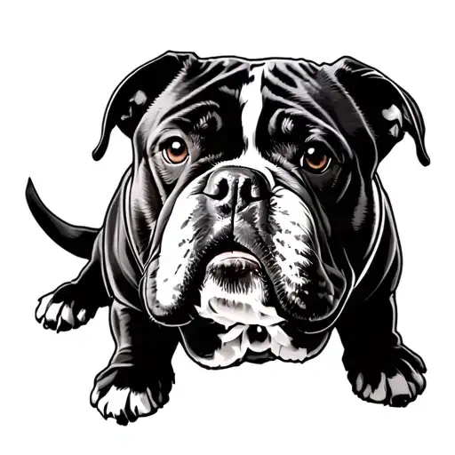 American Bully Dog Con Barco