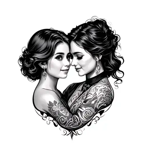 Mom Dad And Daughter