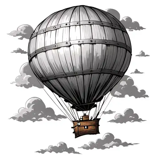 The Whiskey Barrel Hot Air Balloon