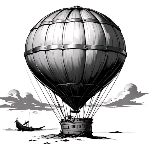 The Whiskey Barrel Hot Air Balloon