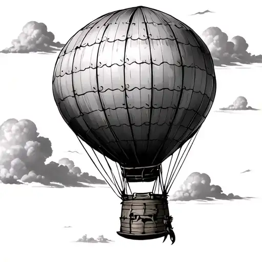 The Whiskey Barrel Hot Air Balloon