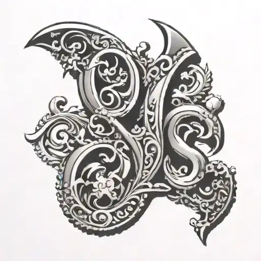 Letters Y And S