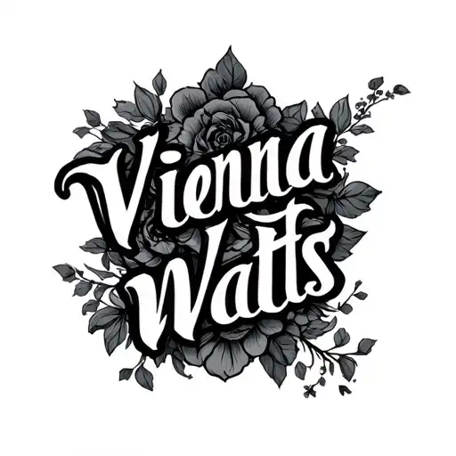 Lettering That Says Vienna Waits