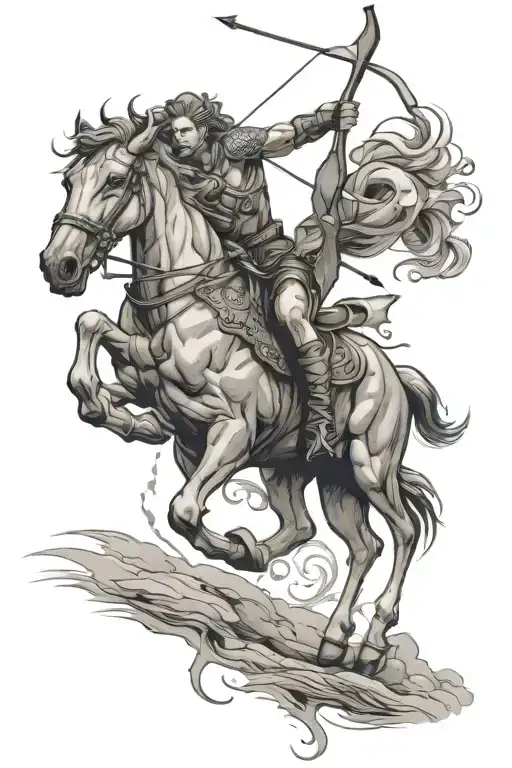 Centaur Archer Shooting Arrows