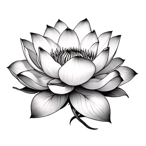 Mandela Lotus Flower Blooming