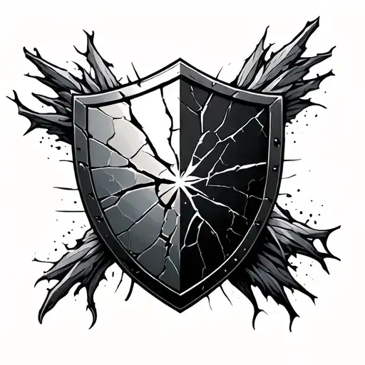 Cracked Shield