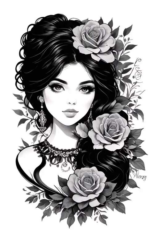 Zea Mae In Script Surrounded