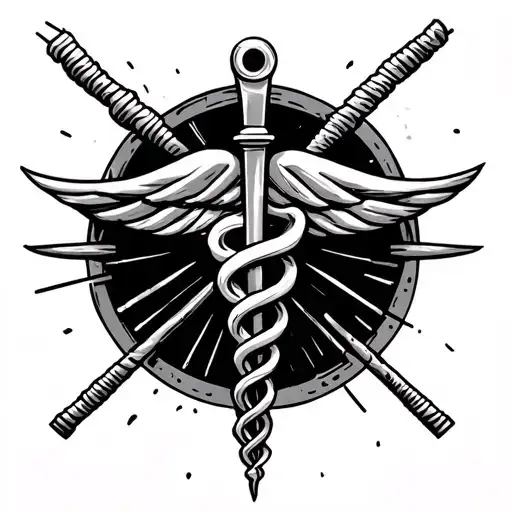 Rod Of Asclepius Symbol