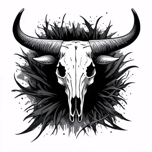 Texas Longhorn Skull