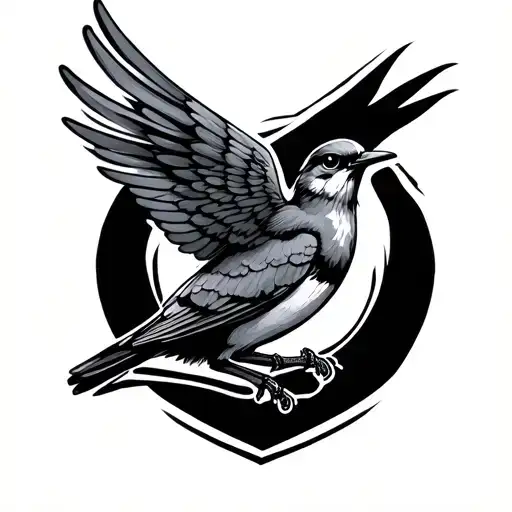 Mountain Chicka Dee Wing Spread