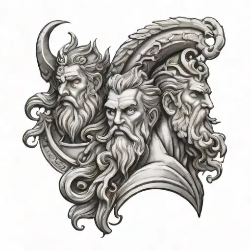 Zeus Poseidon And Hades
