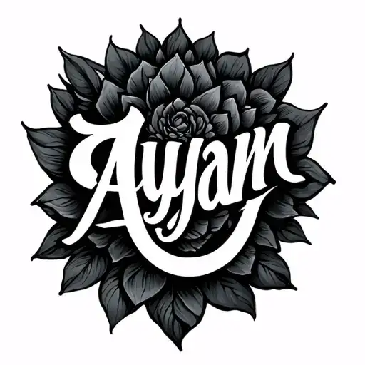 Ayan Written With Cool Design